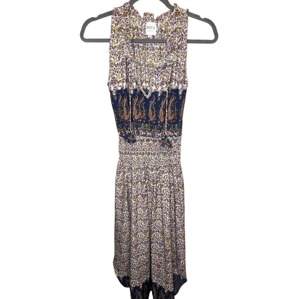 MISA New York Maddie Dress French Floral Midi Women's Size Extra Small